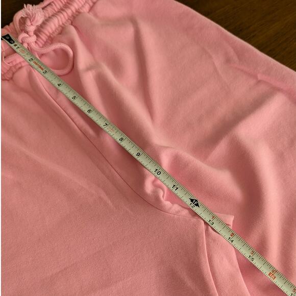 Zara Pink High-rise Wide Straight Leg Basic Sweatpants, size M - Picture 5 of 7